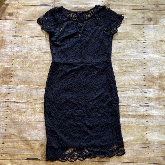 Ambiance Dresses & Skirts - Little Black Lace Dress